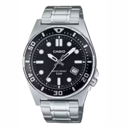 Casio General MTD-135D-1AV Stainless Steel Band Analog Men Watch